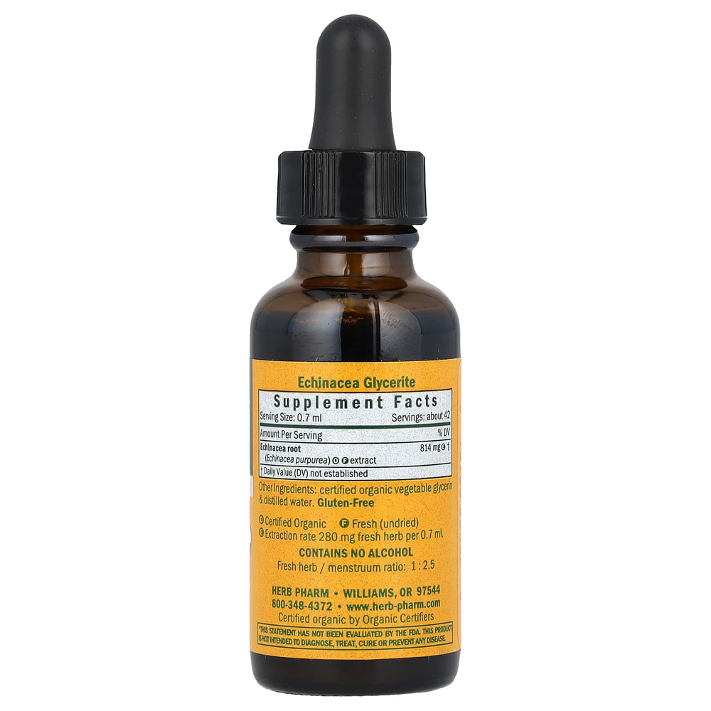 Herb Pharm, эхинацея, без спирта, 30 мл