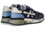 PREMIATA comfortable all-match low-cut sports casual shoes men's blue and black