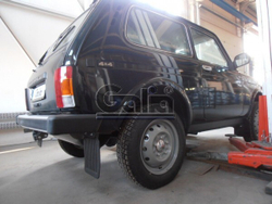 Фаркоп оцинкованный Galia L001C для Лада Нива ВАЗ 2121, 21213, 21214, 2131 / Lada Niva 1976-2014(паспорт и сертификат в комплекте)(без электрики)
