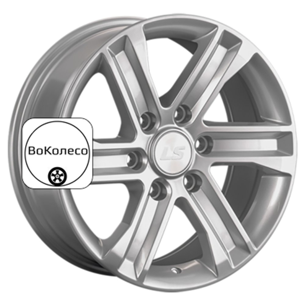 8x17/6x139,7 ET36 D100,1 1359 Sil (конус, Колпак+лого) LS