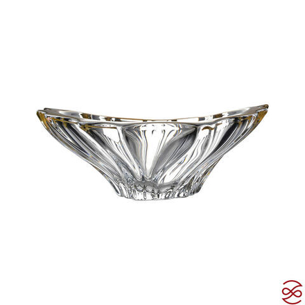 Фруктовница Aurum Crystal Plantica 33см зол.