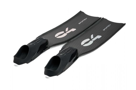 Ласты C4 Carbon Sportech Silicone Carbon T700 черный