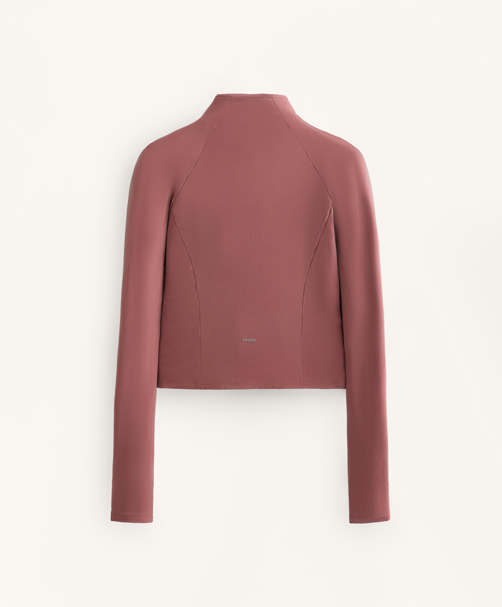 Oysho Легкая и теплая высокотехнологичная куртка, темно-розовый