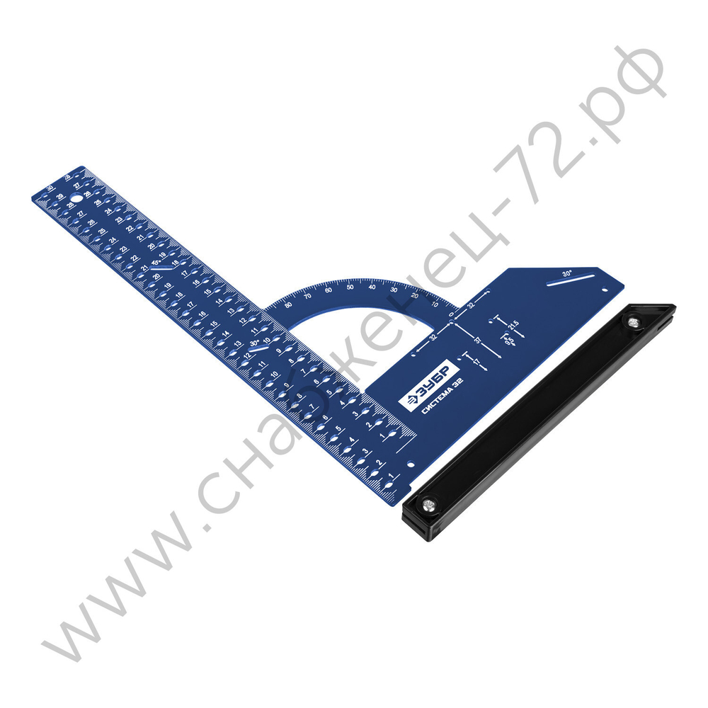 ЗУБР Система-32, разметочный мебельный угольник, Профессионал (34398-30)