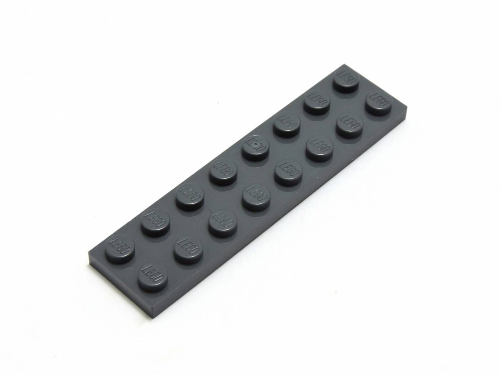 Lego 50шт Плитка 2x8 (темно-серый) 3034 / 4210997