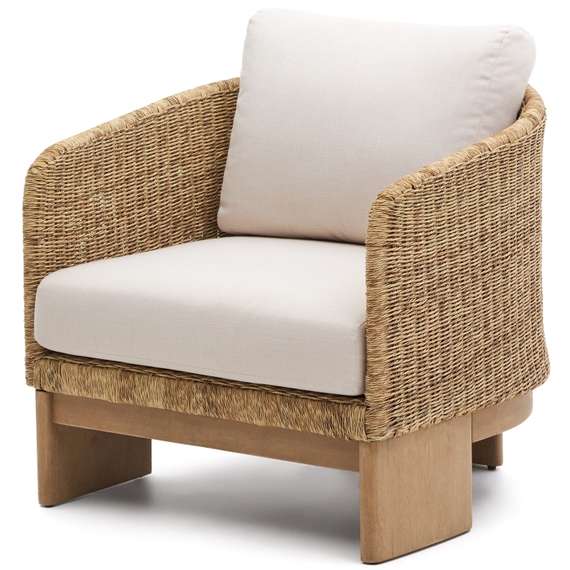 Кресло Xoriguer из ротанга и массива эвкалипта