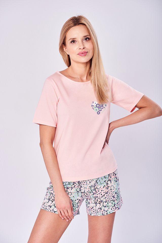 Розовая футболка Spring