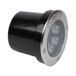 ULU-B11A-6W-2700K IP67 GREY Светильник светодиодный уличный. Архитектурный встраиваемый. Теплый белый свет 2700К. Корпус серый. TM Uniel.