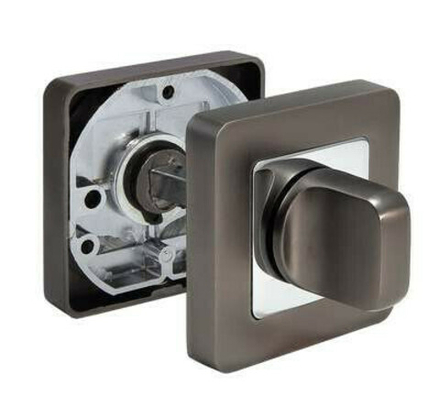 Завертка сантехническая МН-WC S55 GR/PC (графит/хром) 1/10 "Morelli"