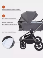 Коляска детская RANT "FLEX PRO" (3в1) RA075