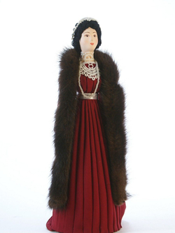 Кукла фарфоровая коллекционная в стиле модерн