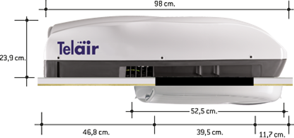 Автокондиционер Telair DUALCLIMA 8400H