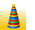 Пирамидка "Супергигант" 16 колец (Пластмастер)