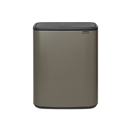 Мусорный бак Bo Touch Bin 60л Brabantia Платиновый