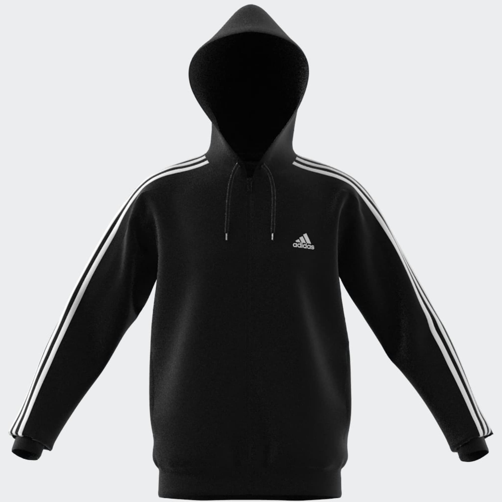 Толстовка мужская ADIDAS M 3S FL FZ HD