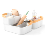 Органайзер bellwood, 29х17 см, белый/натуральное дерево