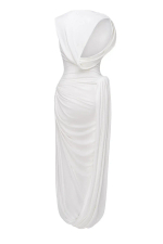 Платье с буфом