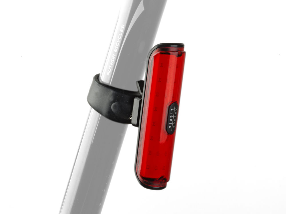 Фонарь задний 360' видимость. 6ф. A-PILOT USB CobLed 50Lm красный вертик./гориз. USB аккум.Li-ion 500 mAh AUTHOR