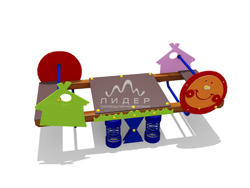 Качели-балансир двойные на пружинах 04653