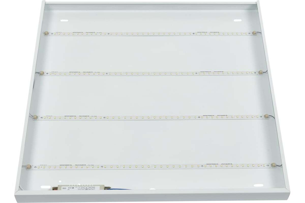 Cветильник LED-панель ДВО Армстронг vs202-IP65 36W-4300Lm 5000К Опал с БАП на 3ч 595х595х48мм VS