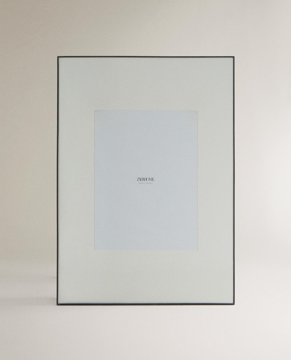 Zara Home Фоторамка из стекла, цвет чёрный, 70 см