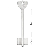 Заготовка сувальдного ключа 10732 SAM4D