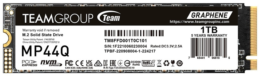 SSD Team Group TM8FFD001T0C101 1000 Гб