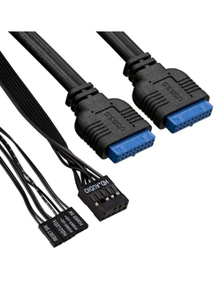 Exegate EX291149RUS Корпус Minitower ExeGate BAA-105U4-01 (mATX, без БП, 4*USB3.0, HD аудио, черный)