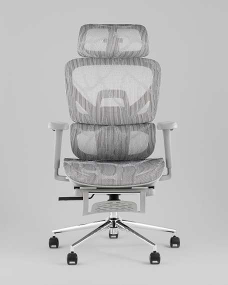 Кресло офисное TopChairs Vertus серая сетка