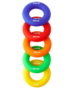 Эспандер кистевой ES-404 Кольцо, 30 кг, силикогель, красный