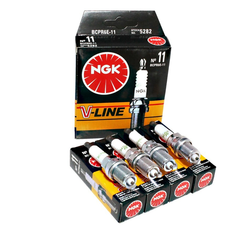 Свечи NGK China V-Line №11 (5282) 2110 инжектор 16 клапанов 4 шт.