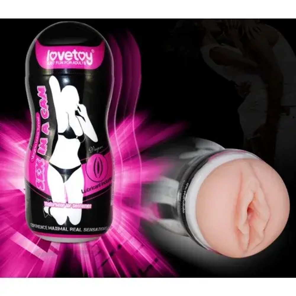 Вагина мастурбатор в тубе - Sex in a can (Lotus Tunel)
