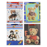 Подарочный пакет Basir, серия "Мишки", 18*23*10 см, ассорти