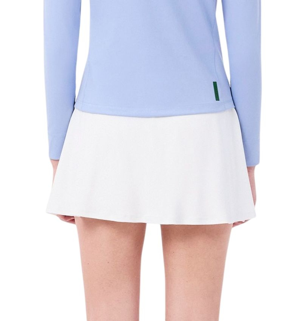 Теннисная юбка Lacoste Sport Ultra Dry Stretch Piqu_ - white