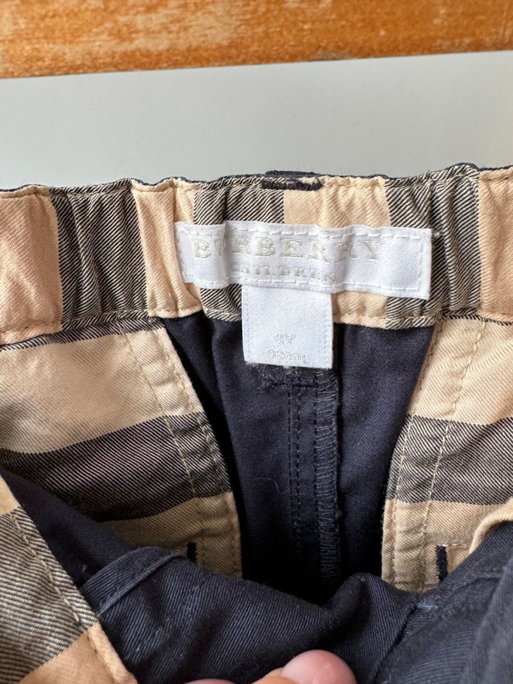 Хлопковые брюки Burberry, 92