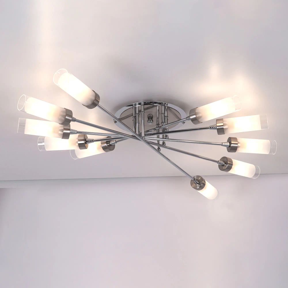 Citilux Хеликс CL109101 Люстра потолочная Матовый Хром