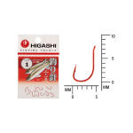 Крючок одинарный HIGASHI Umitanago ringed #0,5 Red