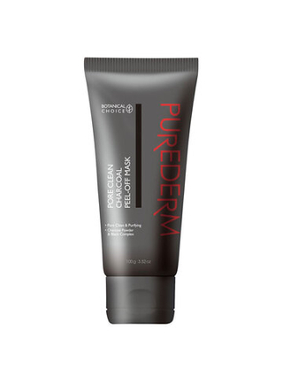 Маска пленка для лица с древесным углем PUREDERM Pore Clean Charcoal Peel-Off Mask 100g