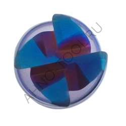 Фреза твердосплавная радиусная  12мм (L=75, l=30, хв=12) Z4 35° по закаленной стали BRHM-4R-D12.0R1.