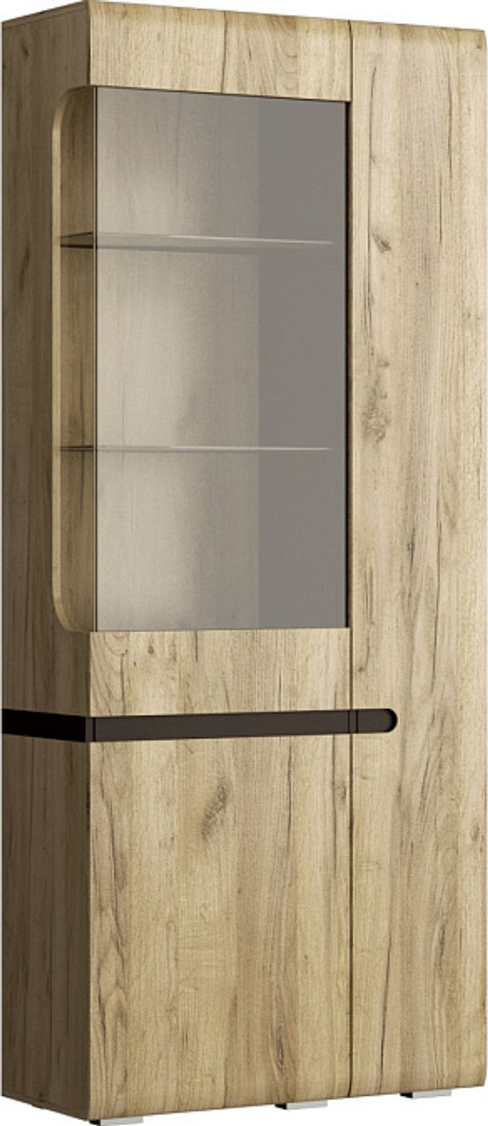 Ультра Шкаф витрина левая(440)