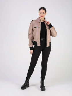 Кожаная куртка демисезонная