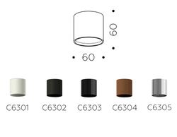 Ambrella Корпус светильника накладной для насадок D60mm MR16 Корпуса 60mm C6305