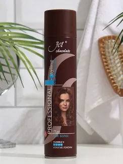Лак для волос Jet chocolate Flexible maxi "Ультрасильная фиксация", 300 мл