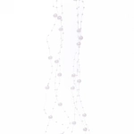 Бусы на ёлку 2м «Роса» d-7,5мм, Белый