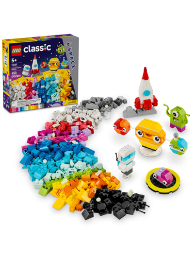 Конструктор Лего Классик Создавай космические планеты 11037 | LEGO Classic Creative Space Planets набор 450 деталей | 5+