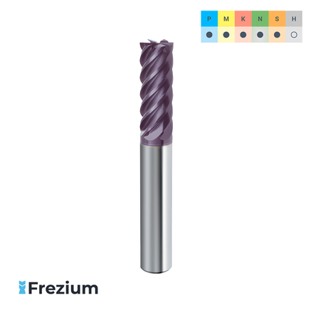 Концевая твердосплавная фреза по металлу "Guhring" (20x20x38x104 Z6; 19972)