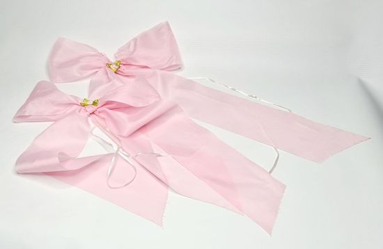 Украшение на машину набор 2-х бантов (на зеркала, ручки машины)