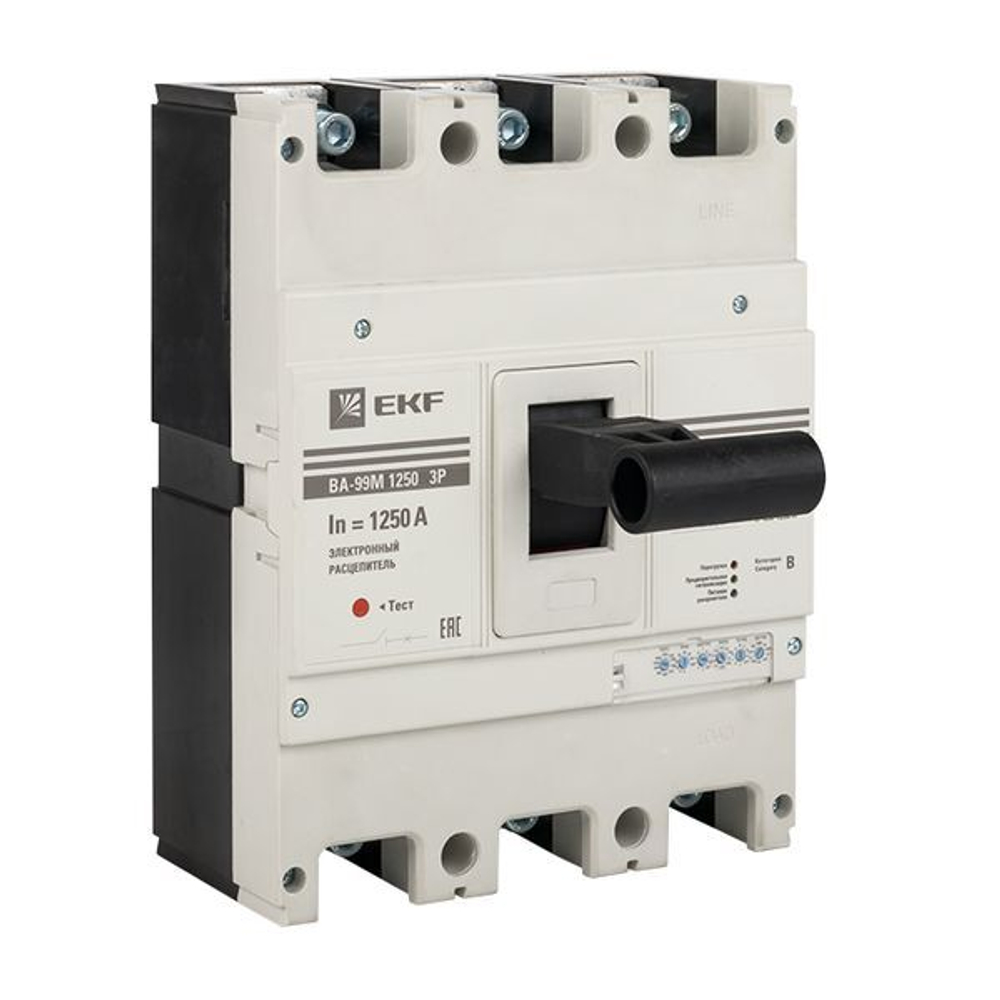 Автоматический выключатель в литом корпусе  EKF mccb99-1250-1250me