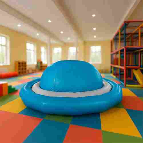 Надувное оборудование «Надувной живот» 6*6*1,7 м, серо-голубой