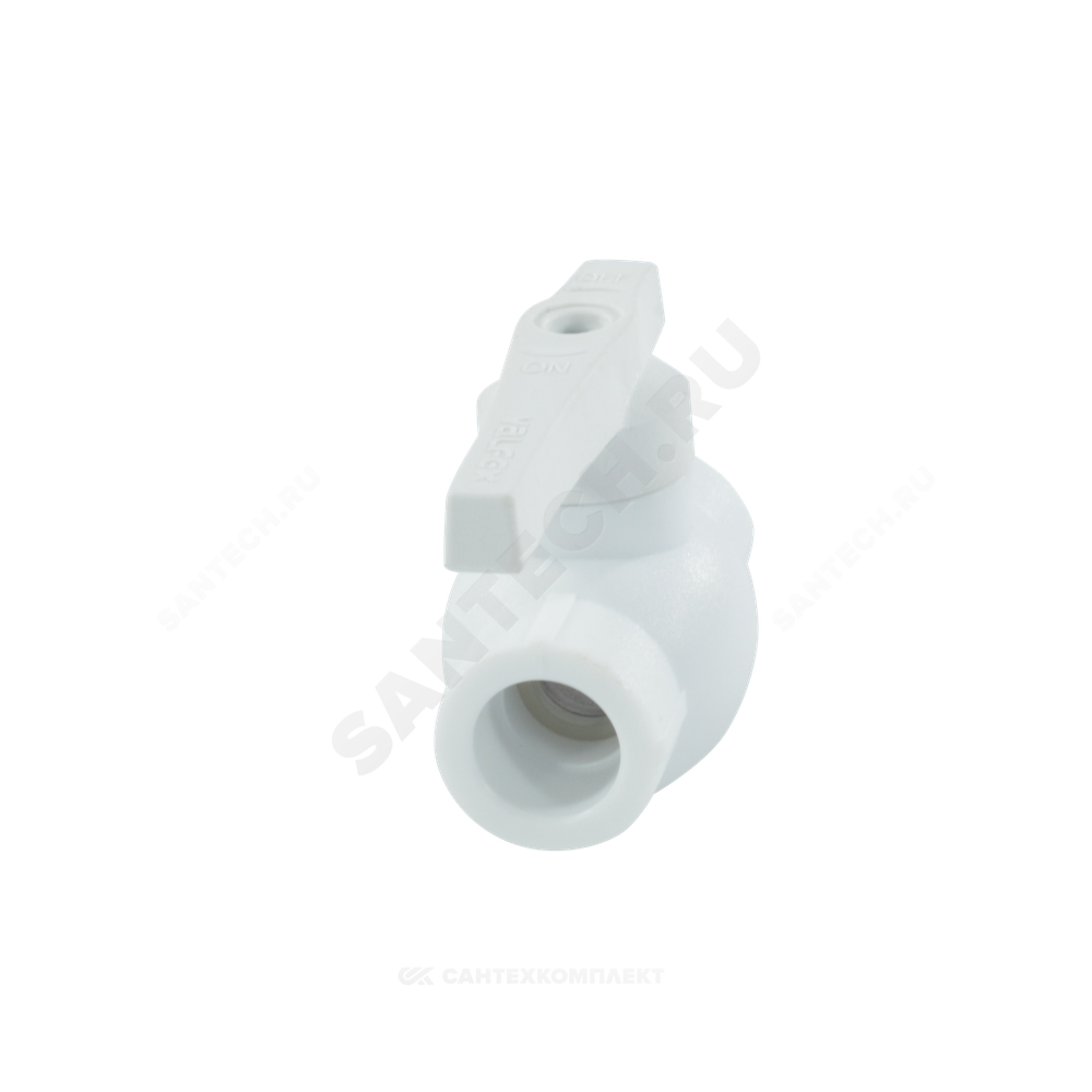 Кран шаровой PP-R белый Дн 40 внутренняя пайка VALFEX 10144040